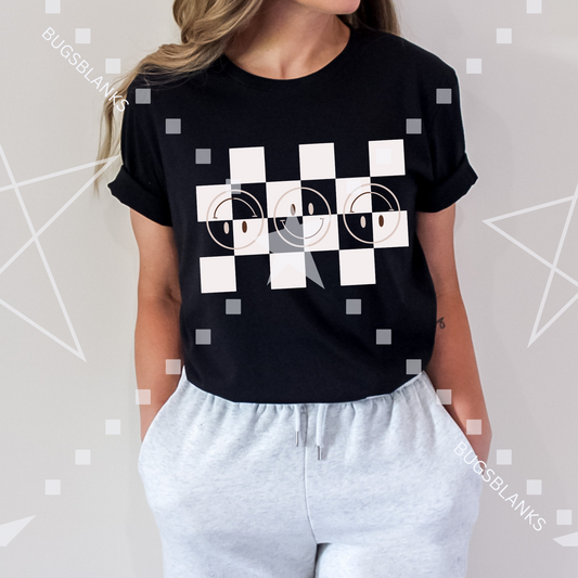 Checkered brown and white Digital Download