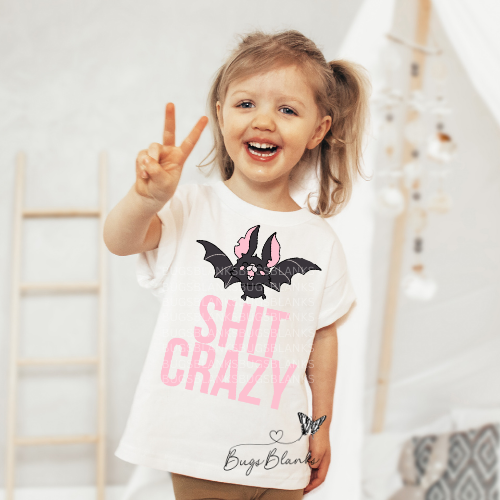 Bat Crazy Full Color Transfer