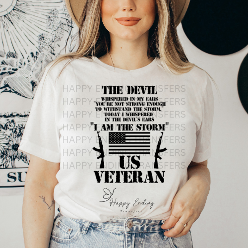 US Veteran Sublimation Transfer