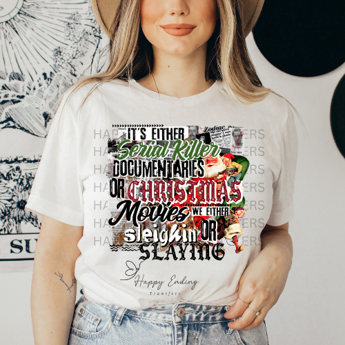 Serial Killer Slaying Sublimation Transfer