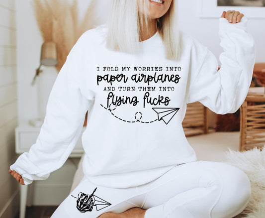 Adult Airplane Full Color Transfer