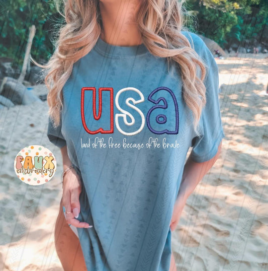 USA Full Color Transfer