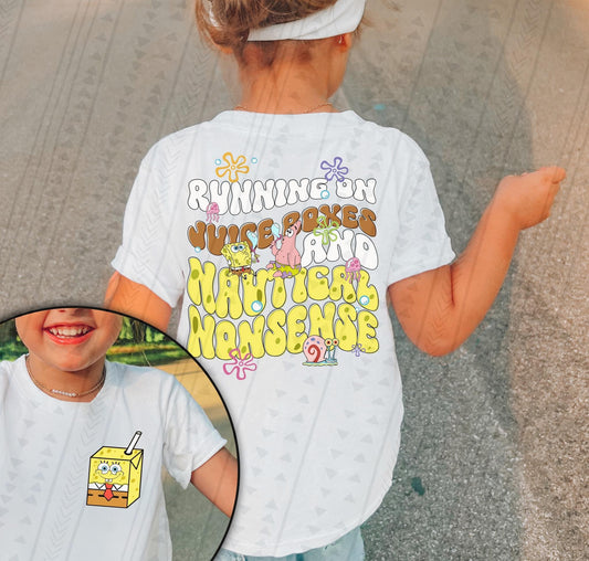 Kids Sponge Juice Full Color Transfer