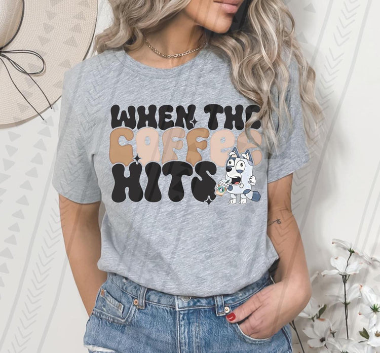 Coffee Hits Full Color Transfer