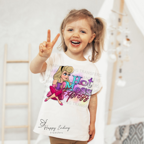 Hot Mess Express Sublimation transfer
