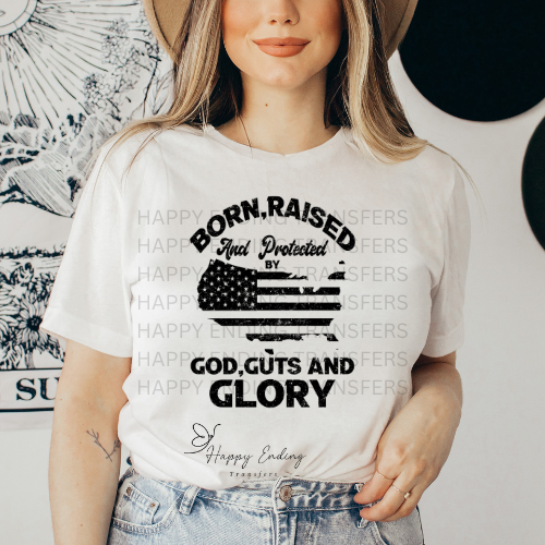 Guts and Glory Sublimation Transfer