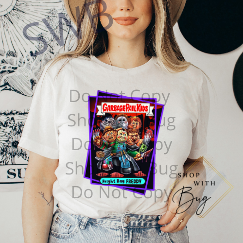 Fright Freddy Sublimation Transfers