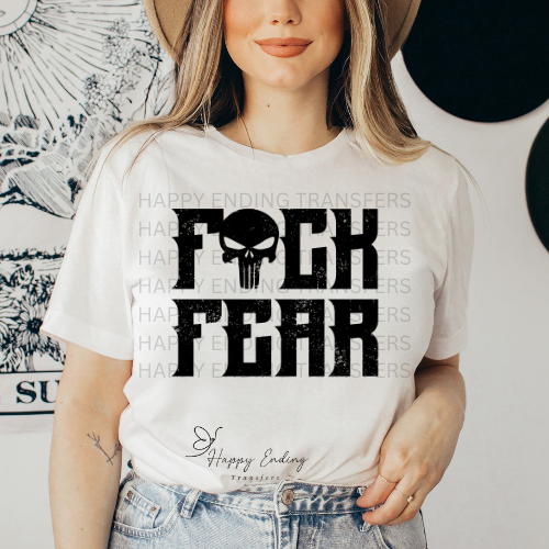 F Fear Sublimation Transfers