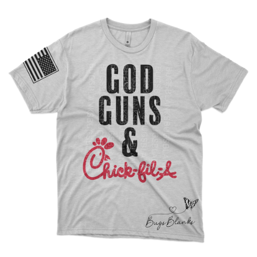 God and Guns Full Color Transfer