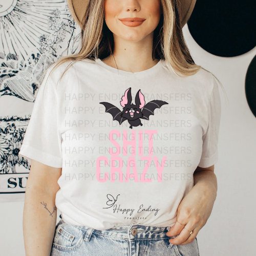 Bat Crazy Sublimation Transfer